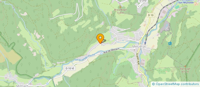 localisation de l'entreprise MONSIEUR BERNARD LONG  METZERAL