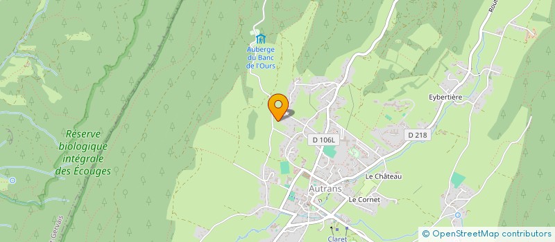 localisation de l'entreprise MONSIEUR BERNARD LOPEZ à AUTRANS-MEAUDRE EN VERCORS