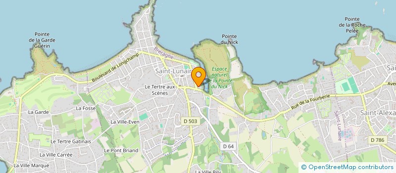 localisation de l'entreprise MONSIEUR BERNARD LORTHIOIS  SAINT-LUNAIRE