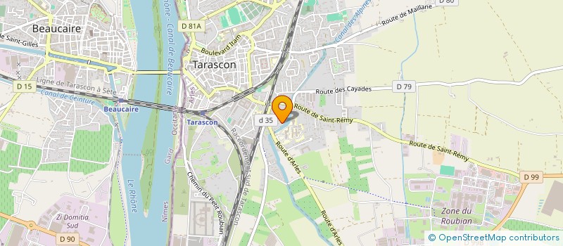 localisation de l'entreprise MONSIEUR BERNARD LOUBATON  TARASCON