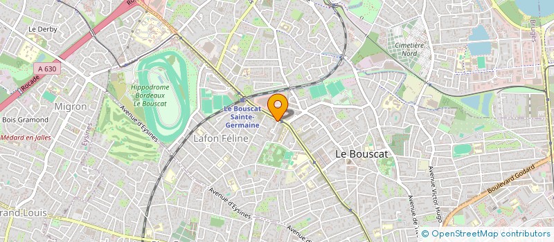 localisation de l'entreprise MONSIEUR BERNARD LOUIS PUYJALON à LE BOUSCAT