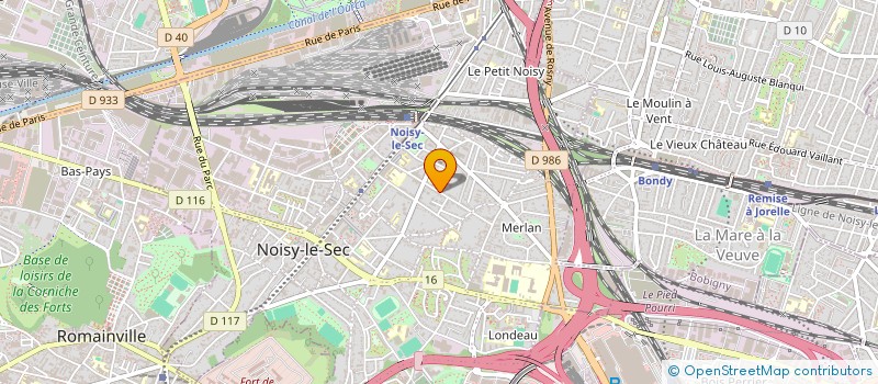 localisation de l'entreprise MONSIEUR BERNARD LOUIS ROLAND DIDIER  NOISY-LE-SEC
