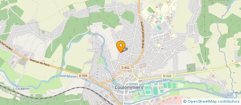 localisation de l'entreprise MONSIEUR BERNARD LOUVEAU à COULOMMIERS