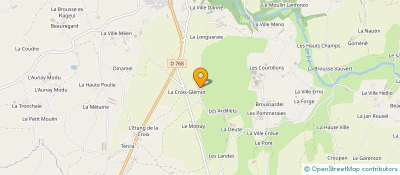 localisation de l'entreprise MONSIEUR BERNARD LUCAS  PLOUGUENAST-LANGAST