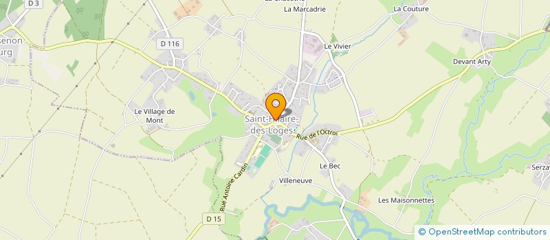 localisation de l'entreprise MONSIEUR BERNARD LUCAS à SAINT-HILAIRE-DES-LOGES
