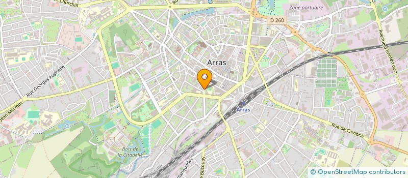 localisation de l'entreprise MONSIEUR BERNARD LUCAS à ARRAS