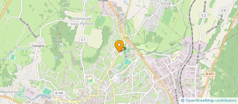 localisation de l'entreprise MONSIEUR BERNARD LUCHINI  LONS-LE-SAUNIER