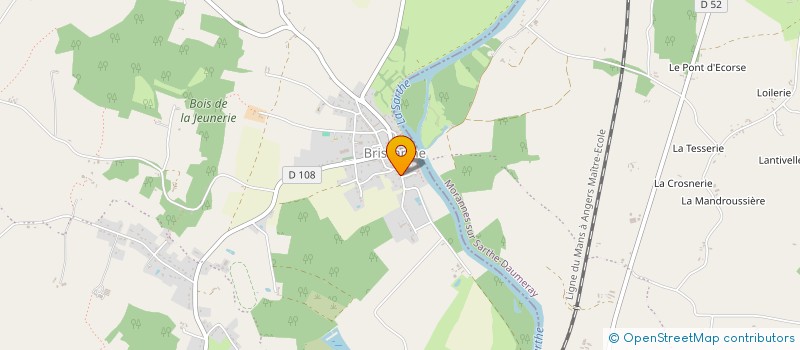 localisation de l'entreprise MONSIEUR BERNARD LUSSON  LES HAUTS-D'ANJOU