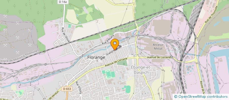 localisation de l'entreprise MONSIEUR BERNARD LUTHOLD à FLORANGE