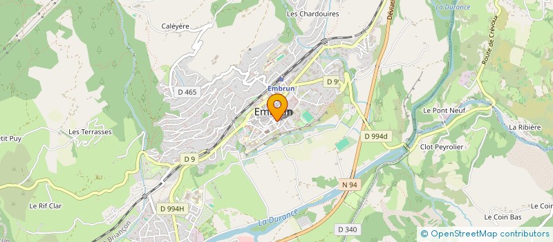 localisation de l'entreprise MONSIEUR BERNARD LUZET  EMBRUN