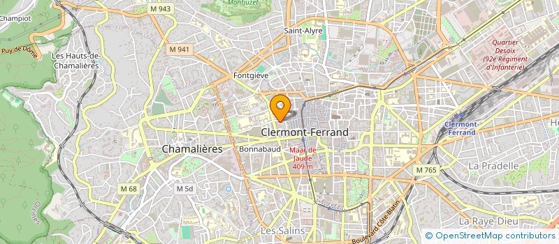 localisation de l'entreprise MONSIEUR BERNARD LYAN  CLERMONT-FERRAND