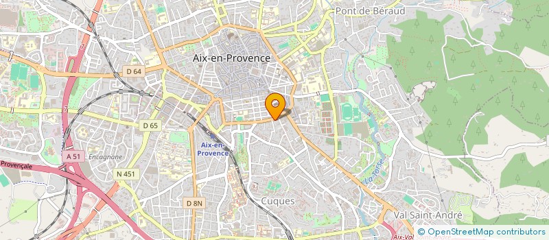 localisation de l'entreprise MONSIEUR BERNARD MAAREK à AIX-EN-PROVENCE