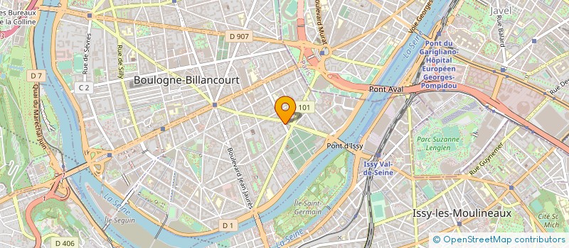 localisation de l'entreprise MONSIEUR BERNARD MACCIONI à BOULOGNE-BILLANCOURT