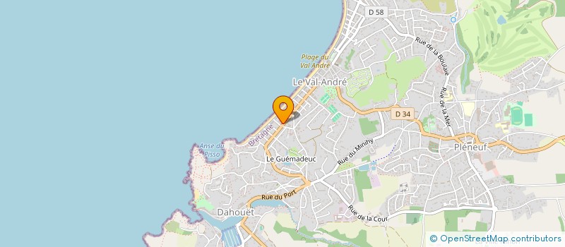 localisation de l'entreprise MONSIEUR BERNARD MACE  PLENEUF-VAL-ANDRE