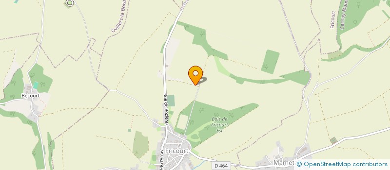 localisation de l'entreprise MONSIEUR BERNARD MAES  FRICOURT