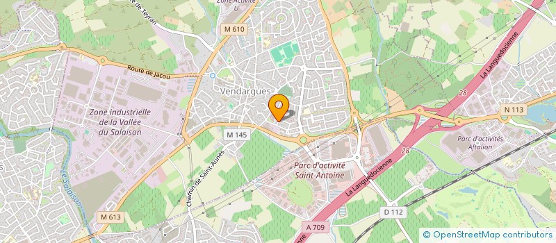 localisation de l'entreprise MONSIEUR BERNARD MAGGIOLO à VENDARGUES