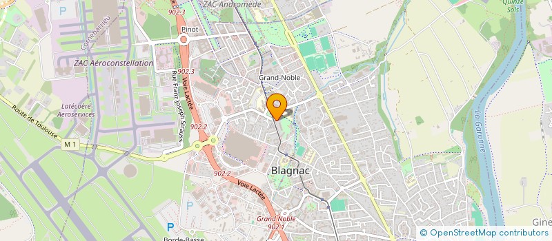 localisation de l'entreprise MONSIEUR BERNARD MAGNET à BLAGNAC