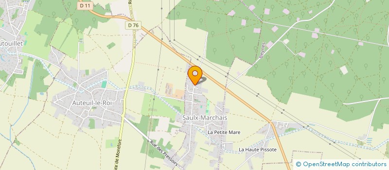 localisation de l'entreprise MONSIEUR BERNARD MAHIEUX  SAULX-MARCHAIS