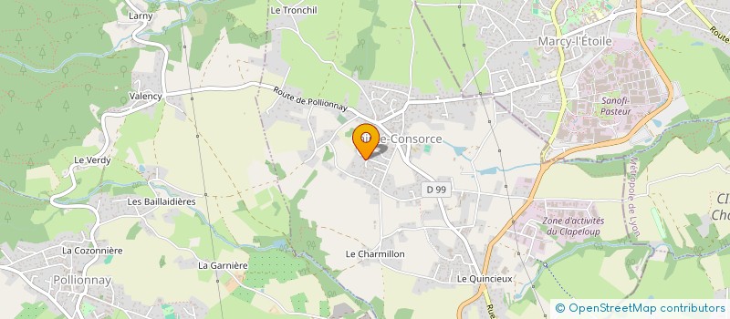 localisation de l'entreprise MONSIEUR BERNARD MAIGRE  SAINTE-CONSORCE