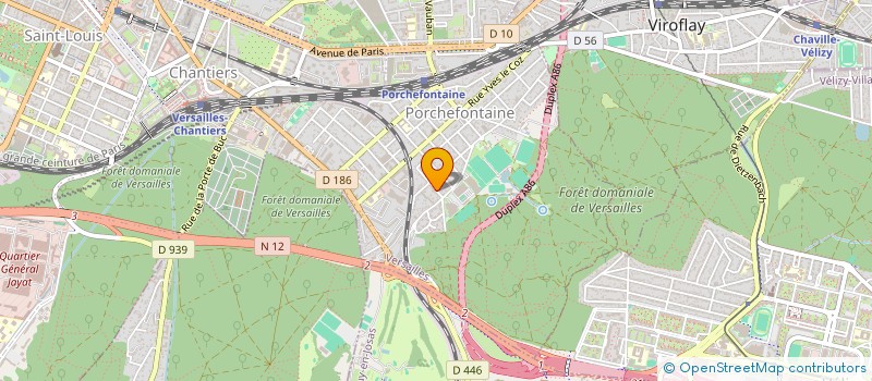 localisation de l'entreprise MONSIEUR BERNARD MAILLERE à VERSAILLES