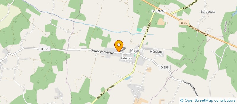 localisation de l'entreprise MONSIEUR BERNARD MAISONNAVE  MAURRIN