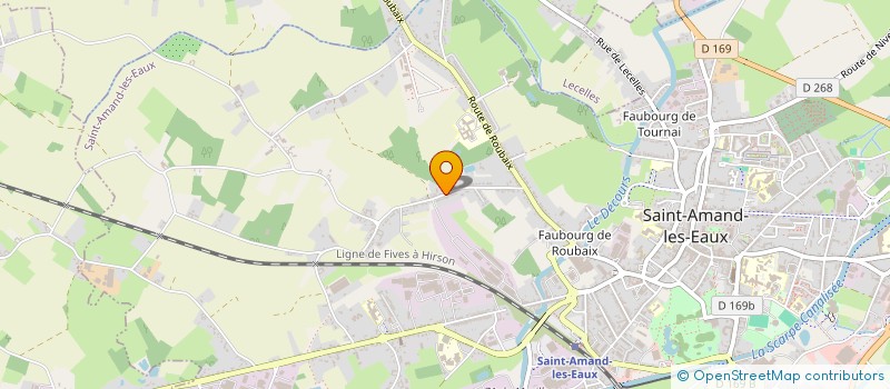 localisation de l'entreprise MONSIEUR BERNARD MAISONNEUVE  SAINT-AMAND-LES-EAUX