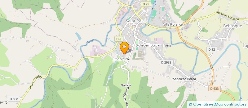 localisation de l'entreprise MONSIEUR BERNARD MAITIA  DOMEZAIN-BERRAUTE