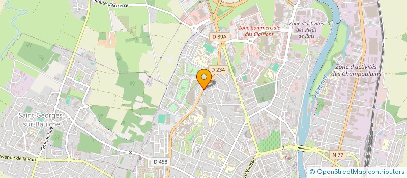 localisation de l'entreprise MONSIEUR BERNARD MAKHOUL à AUXERRE