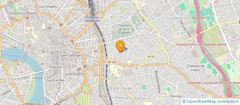 localisation de l'entreprise MONSIEUR BERNARD MALAVAUD à TOULOUSE