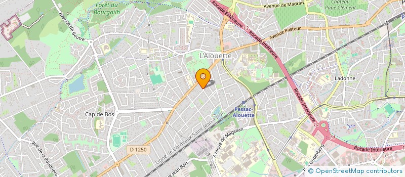 localisation de l'entreprise MONSIEUR BERNARD MALECOT  PESSAC