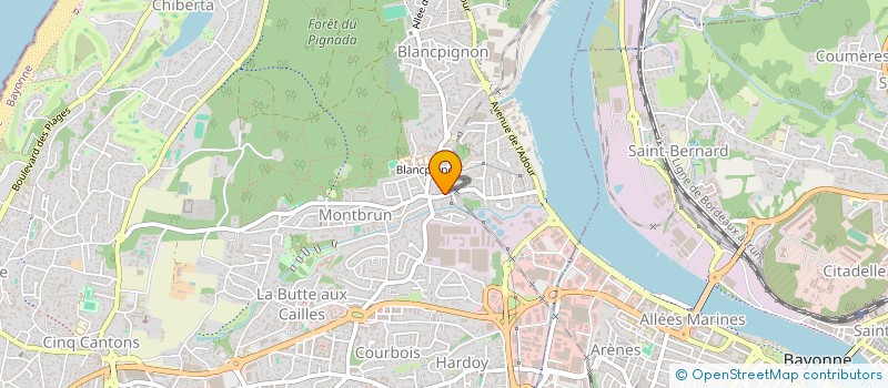 localisation de l'entreprise MONSIEUR BERNARD MALIGE  ANGLET