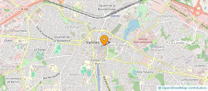 localisation de l'entreprise MONSIEUR BERNARD MANDART à VANNES