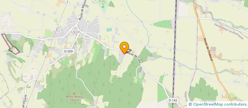 localisation de l'entreprise MONSIEUR BERNARD MANDIER  UPIE