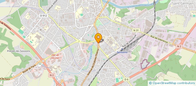 localisation de l'entreprise MONSIEUR BERNARD MANESSE à SOISSONS