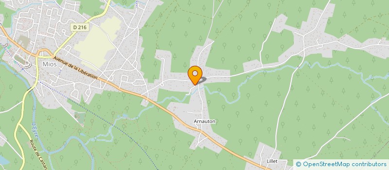 localisation de l'entreprise MONSIEUR BERNARD MANO  MIOS