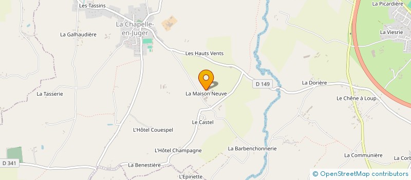 localisation de l'entreprise MONSIEUR BERNARD MAQUEREL à THEREVAL
