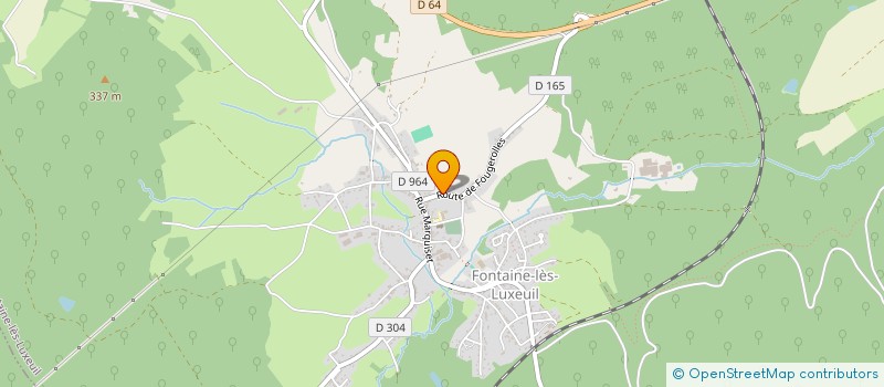 localisation de l'entreprise MONSIEUR BERNARD MARCHE  FONTAINE-LES-LUXEUIL