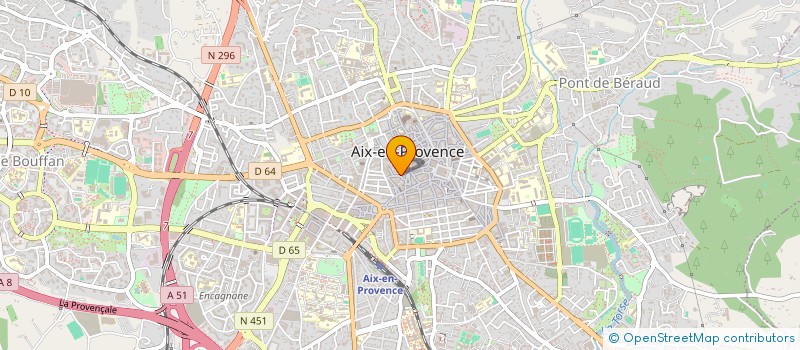 localisation de l'entreprise MONSIEUR BERNARD MARCHETTI  AIX-EN-PROVENCE