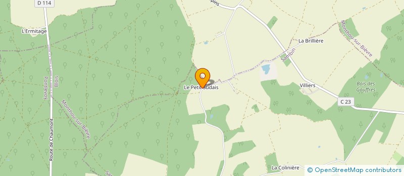 localisation de l'entreprise MONSIEUR BERNARD MARIE  SAMBIN