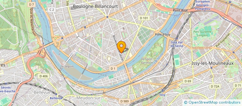 localisation de l'entreprise MONSIEUR BERNARD MARIN à BOULOGNE-BILLANCOURT