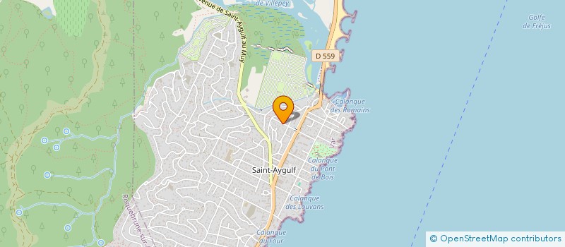 localisation de l'entreprise MONSIEUR BERNARD MARINO à FREJUS