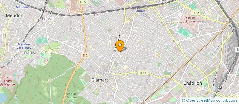 localisation de l'entreprise MONSIEUR BERNARD MARIONNAUD  CLAMART