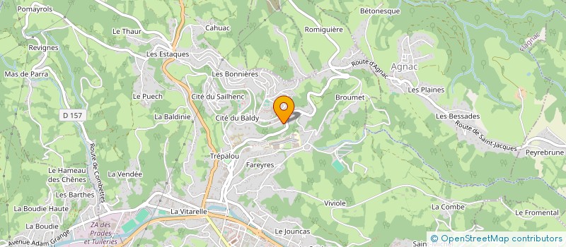 localisation de l'entreprise MONSIEUR BERNARD MARNET-CORNUS  FIRMI