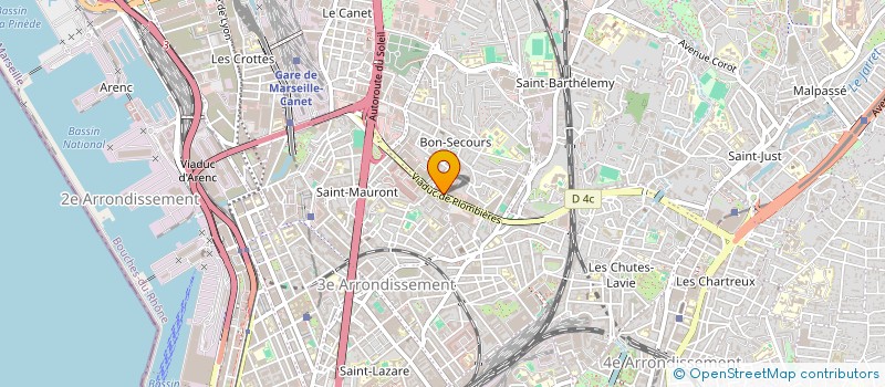 localisation de l'entreprise MONSIEUR BERNARD MARQUET à MARSEILLE