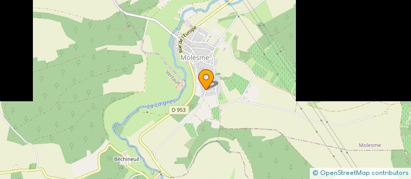 localisation de l'entreprise MONSIEUR BERNARD MARQUET  MOLESME