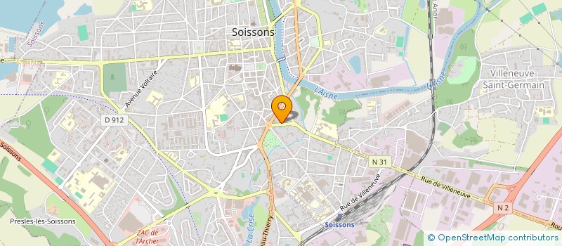 localisation de l'entreprise MONSIEUR BERNARD MARSAUX à SOISSONS