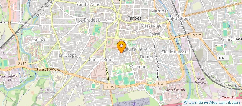 localisation de l'entreprise MONSIEUR BERNARD MARSOO  TARBES