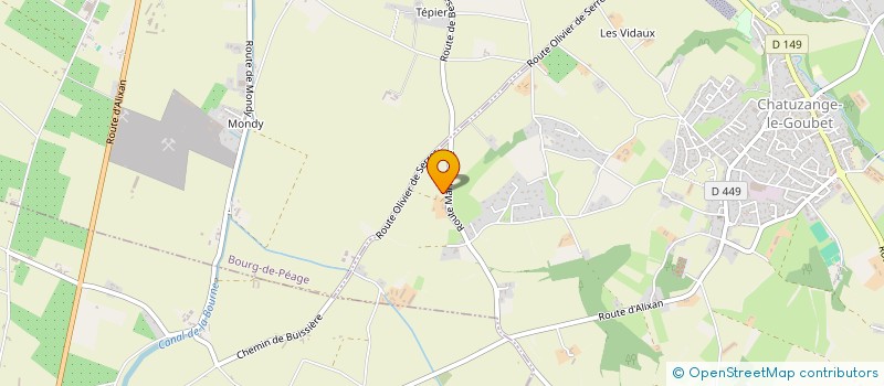 localisation de l'entreprise MONSIEUR BERNARD MARTIN à CHATUZANGE-LE-GOUBET