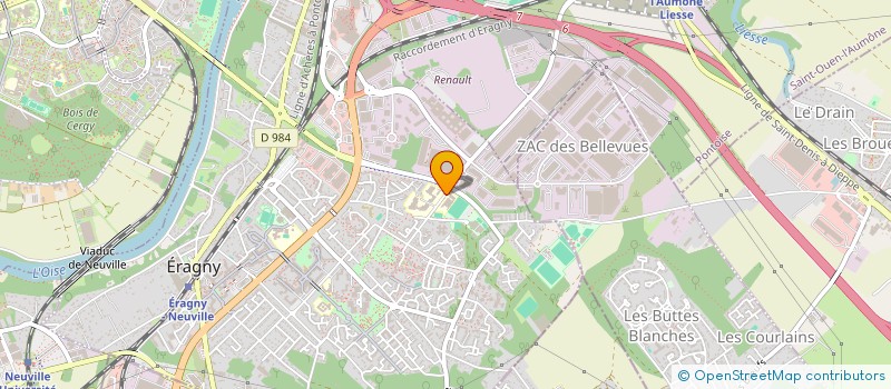 localisation de l'entreprise MONSIEUR BERNARD MARTIN  ERAGNY