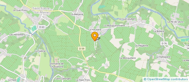 localisation de l'entreprise MONSIEUR BERNARD MARTIN  SAINT-FIACRE-SUR-MAINE